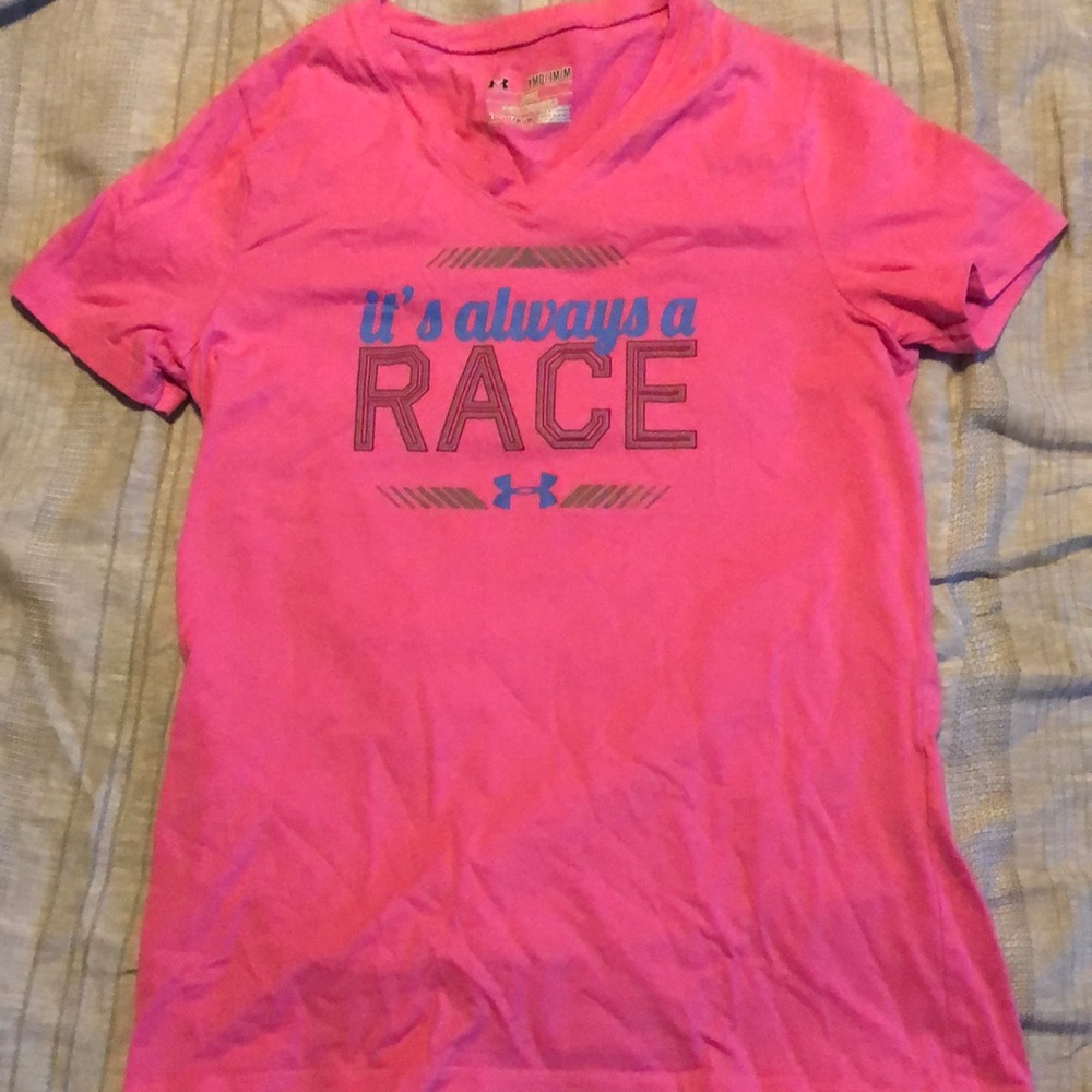 Youth medium tee shirt under armour.